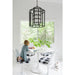 Brian Patrick Flynn for Crystorama Hulton 6 Light Matte Black Chandelier - Chandeliers