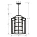 Brian Patrick Flynn for Crystorama Hulton 6 Light Matte Black Chandelier - Chandeliers