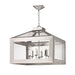 Brian Patrick Flynn for Crystorama Hurley 6 Light Polished Nickel Chandelier - Chandeliers