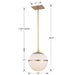 Brian Patrick Flynn for Crystorama Truax 1 Light Aged Brass Pendant - Chandeliers