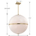 Brian Patrick Flynn for Crystorama Truax 3 Light Aged Brass Chandelier - Chandeliers