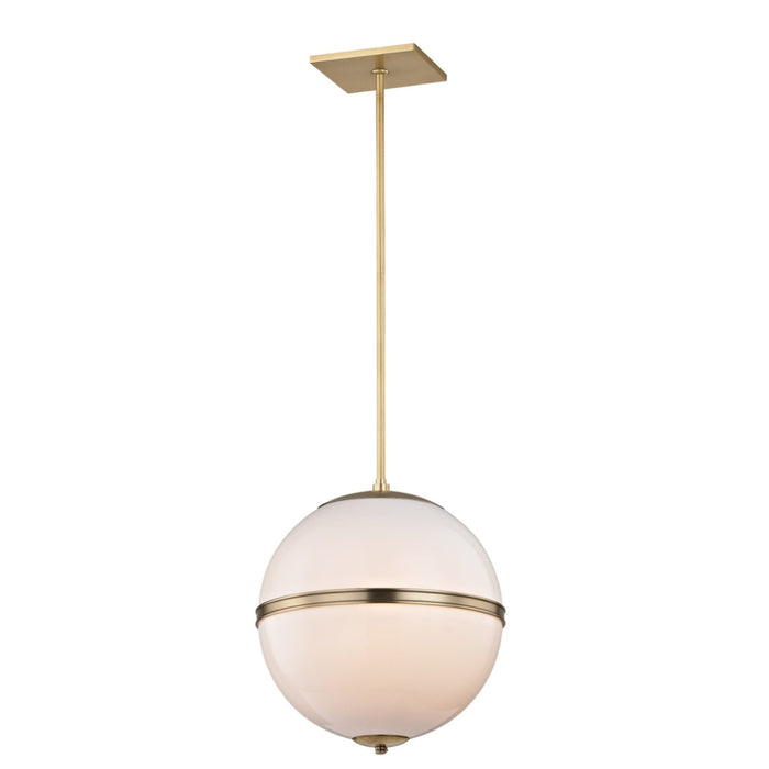 Brian Patrick Flynn for Crystorama Truax 3 Light Aged Brass Mini Chandelier - Chandeliers