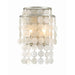 Brielle 2 Light Antique Silver Sconce - Wall Sconces