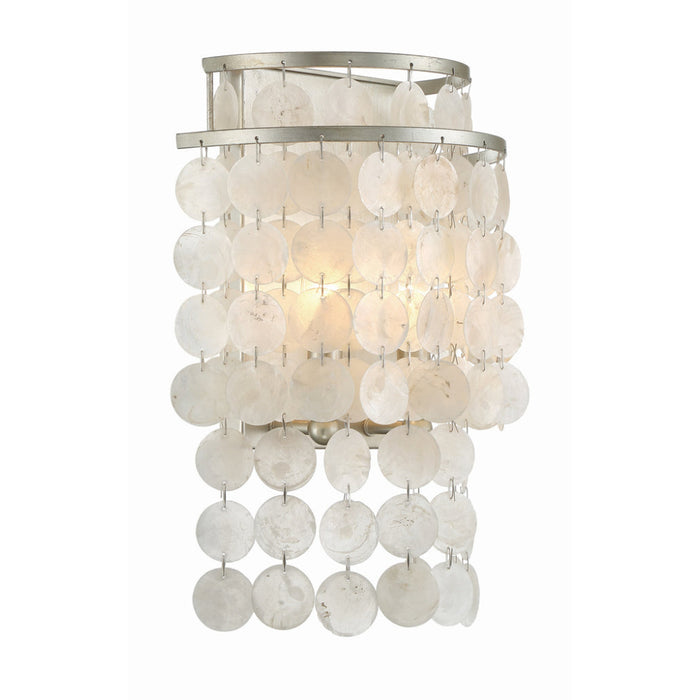 Brielle 2 Light Antique Silver Sconce - Wall Sconces