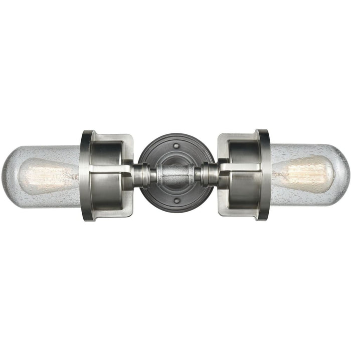 Briggs Weathered Zinc Satin Nickel Island Light - Island Light