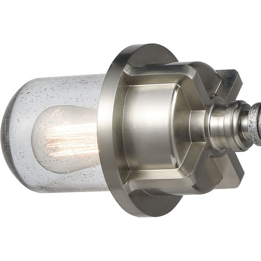 Briggs Weathered Zinc Satin Nickel Island Light - Island Light