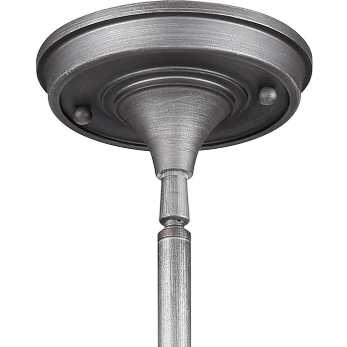 Briggs Weathered Zinc Satin Nickel Island Light - Island Light