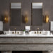 Broche 1 Light Antique Gold Wall Mount - Wall Sconces