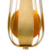 Broche 1 Light Antique Gold Wall Mount - Wall Sconces
