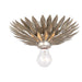 Broche 1 Light Antique Silver Sconce - Wall Sconces