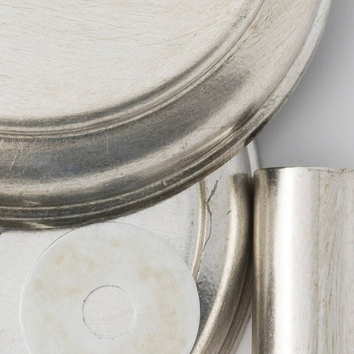 Broche 3 Light Antique Silver Ceiling Mount - Semi-Flushmounts