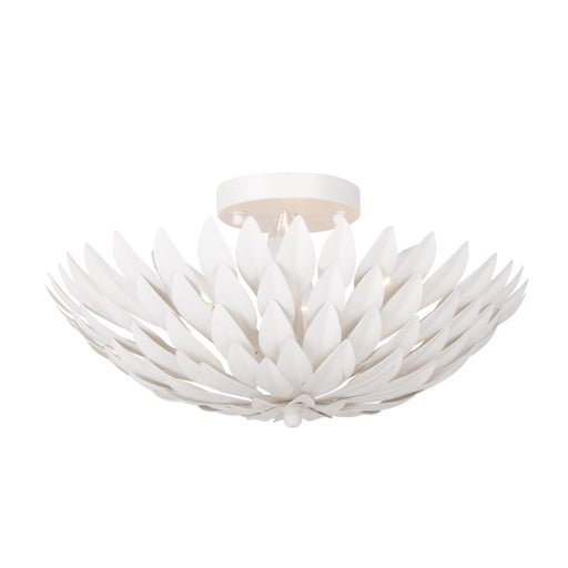 Broche 4 Light Matte White Ceiling Mount - Semi-Flushmounts