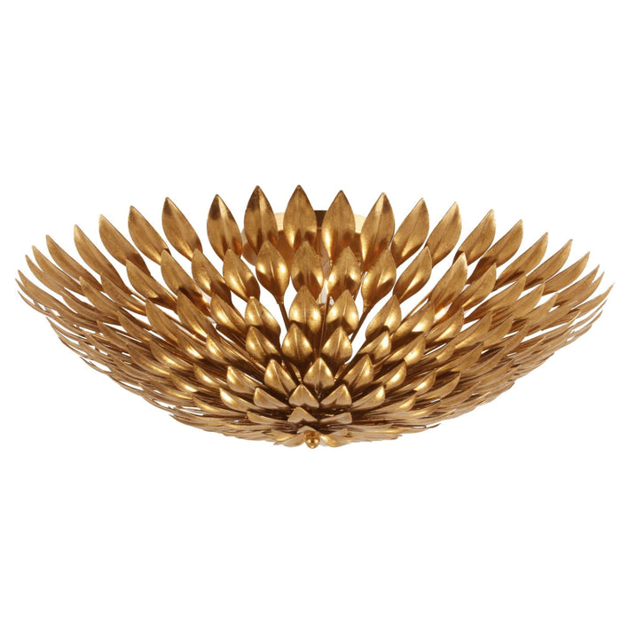 Broche 6 Light Antique Gold Sconce - Wall Sconces