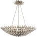 Broche 6 Light Antique Silver Ceiling Mount - Ceiling Mount