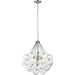Bronzeville Brushed Nickel Pendant - Pendants