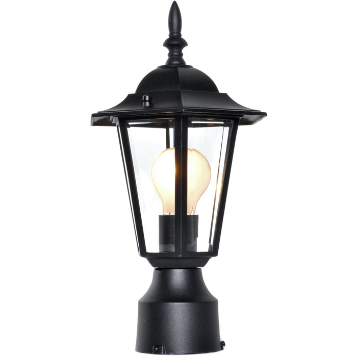 Builder Cast Black Outdoor Pole/Post Mount - Outdoor Pole/Post Mount