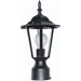 Builder Cast Black Outdoor Pole/Post Mount - Outdoor Pole/Post Mount