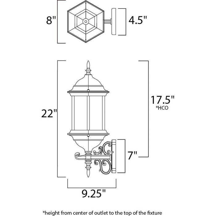 Builder Cast Empire Bronze Outdoor Wall Mount - Outdoor Wall Mount