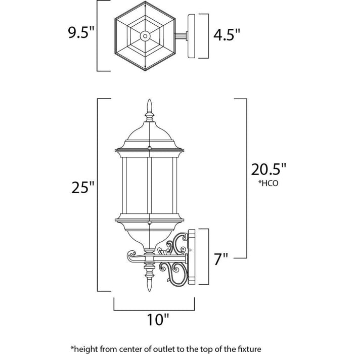 Builder Cast Empire Bronze Outdoor Wall Mount - Outdoor Wall Mount