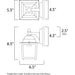 Builder Cast LED E26 Rust Patina LED Outdoor Wall Mount - Outdoor Wall Mount