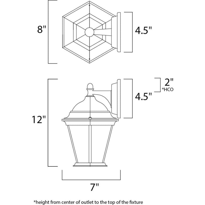 Builder Cast White Outdoor Wall Mount - Outdoor Wall Mount