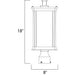 Bungalow Bronze Outdoor Pole/Post Mount - Outdoor Pole/Post Mount