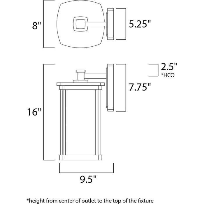 Bungalow Bronze Outdoor Wall Mount - Outdoor Wall Mount