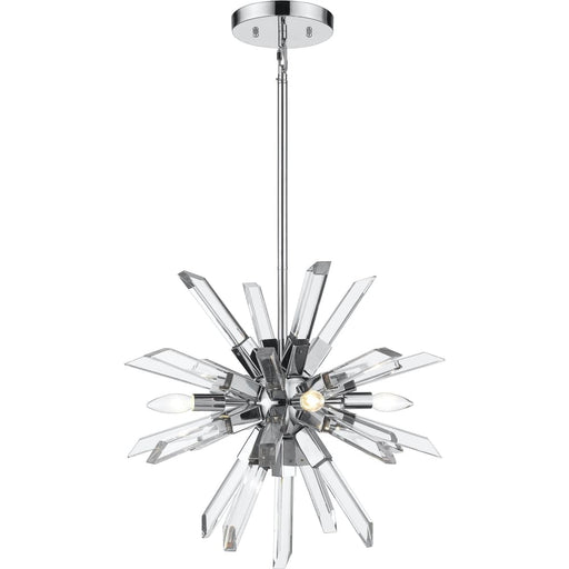 Burst Chrome Chandelier | theLightShop