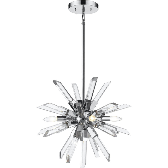Burst Chrome Chandelier | theLightShop
