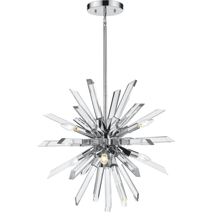 Burst Chrome Chandelier | theLightShop