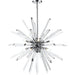 Burst Chrome Chandelier | theLightShop