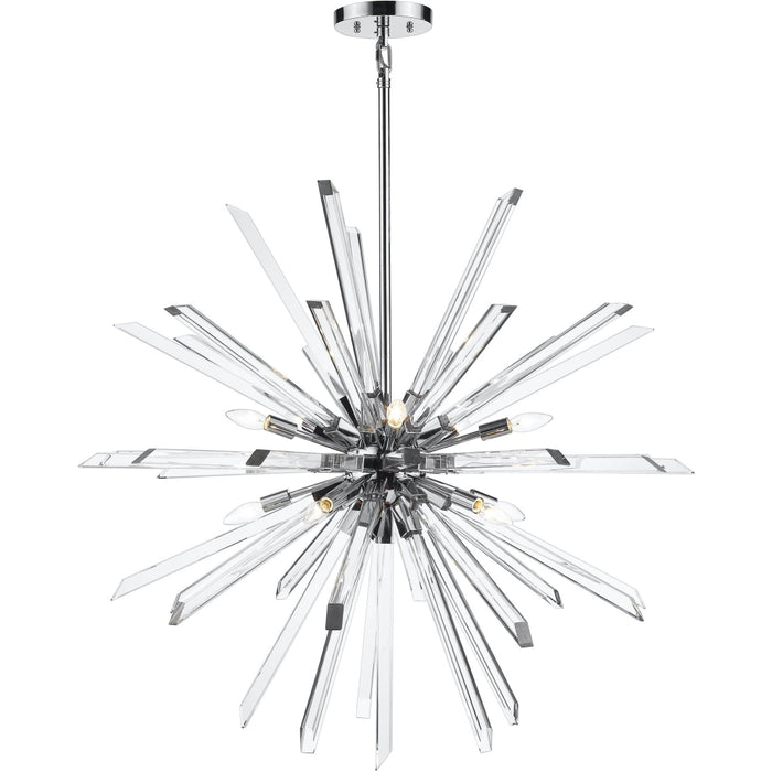 Burst Chrome Chandelier | theLightShop