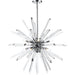 Burst Chrome Chandelier | theLightShop