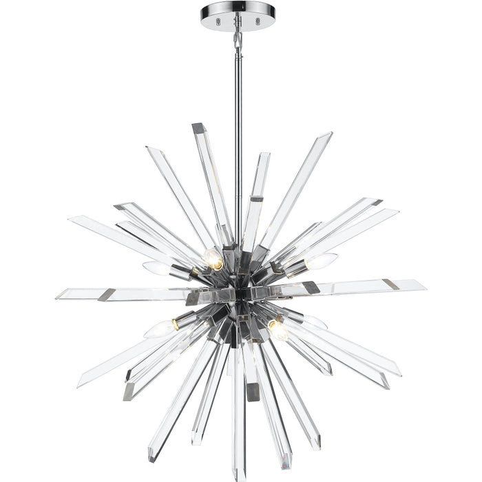 Burst Chrome Chandelier | theLightShop