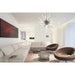 Burst Chrome Chandelier - Chandeliers