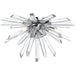 Burst Chrome Flushmount - Flushmounts