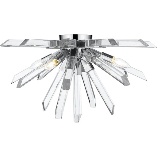 Burst Chrome Flushmount | theLightShop