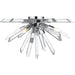 Burst Chrome Flushmount | theLightShop