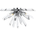 Burst Chrome Flushmount | theLightShop
