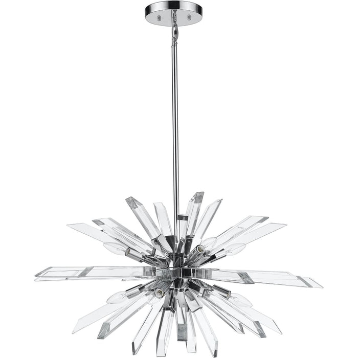 Burst Chrome Island Billiard Pendant | theLightShop