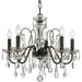 Butler Crystal 5 Light Engligh Bronze Chandelier - Chandeliers