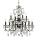 Butler Modern 12 Light English Bronze Chandelier - Chandeliers