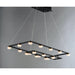Button Black / Gold LED Suspension Pendant - Pendants