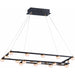 Button Black / Gold LED Suspension Pendant - Pendants
