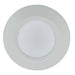 Button White 1 Light LED Flushmount - Flushmounts