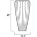 Cage White / Navaho White LED Outdoor Floor Lamp - Outdoor Floor Lamp