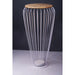 Cage White / Navaho White LED Outdoor Floor Lamp - Outdoor Floor Lamp