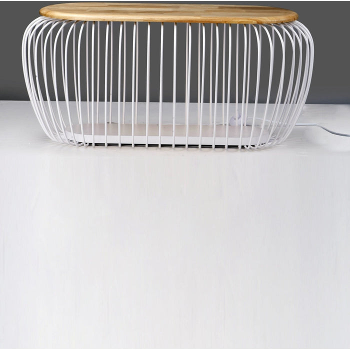 Cage White / Navaho White LED Outdoor Floor Lamp - Outdoor Floor Lamp