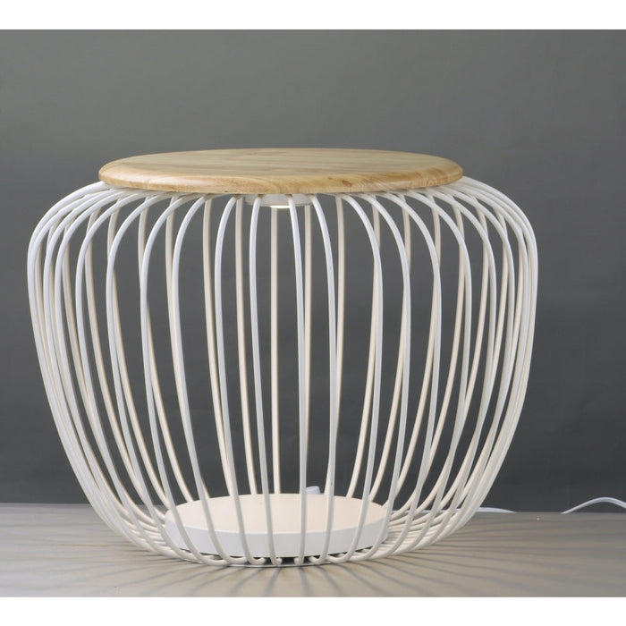 Cage White / Navaho White LED Outdoor Floor Lamp - Outdoor Floor Lamp