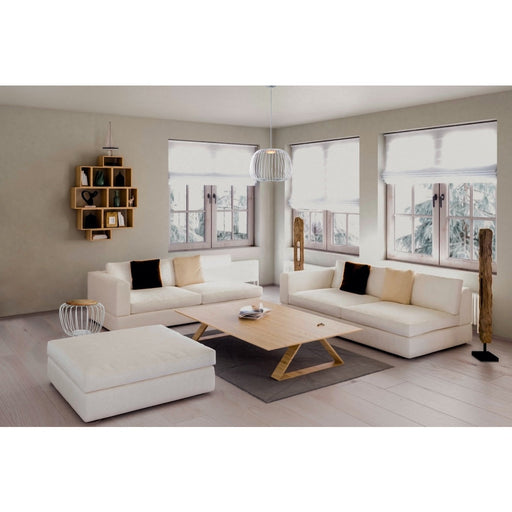 Cage White / Navaho White LED Outdoor Floor Lamp - Outdoor Floor Lamp